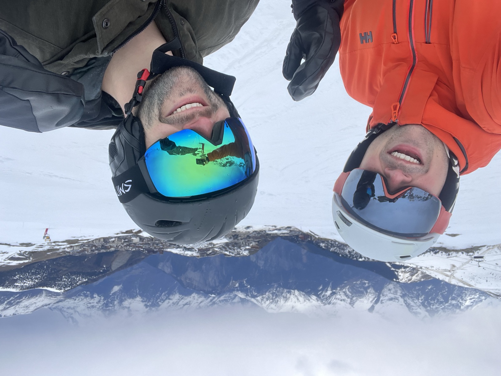 Ski selfie in the Alps at Tomorrowland Winter, Alpe d'Huez